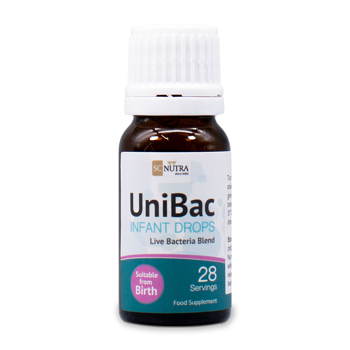 Offre Spéciale – UniBac Gouttes Bébés & Nourrissons Mélange de Bactéries Vivantes (3 Flacons)