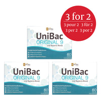 Offre Spéciale – UniBac Original 9 Mélange de Bactéries Vivantes Unifiées (3 Boîtes)