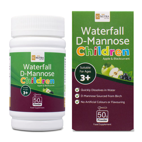 Waterfall D-Mannose Bambini – Polvere Mela & Ribes Nero