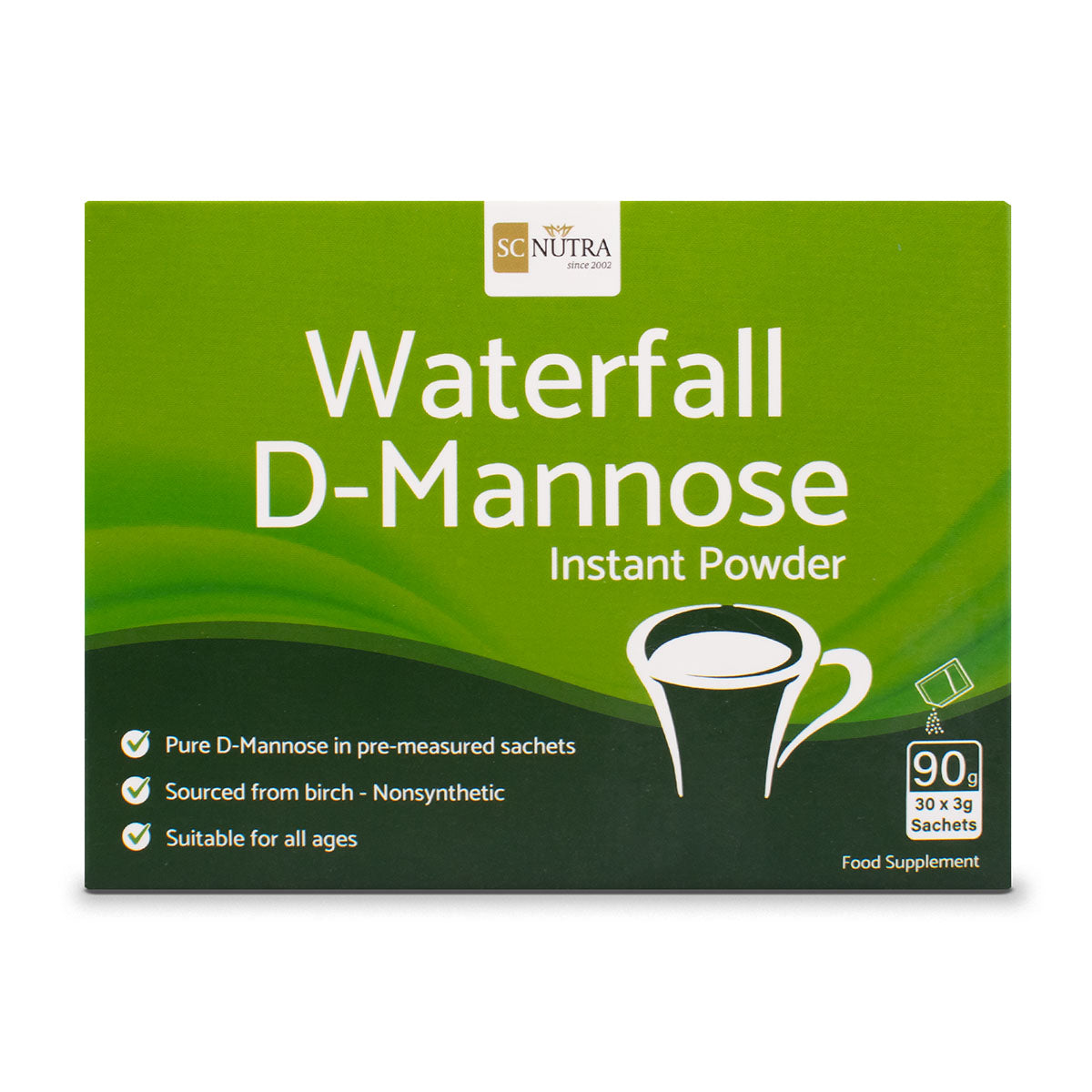 Waterfall D-Mannose Instant 30 Sachets - Value Pack