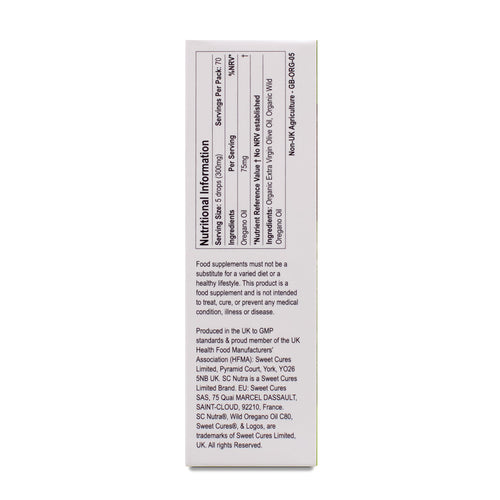 Olio di Origano Selvatico Biologico C80 – 10ml