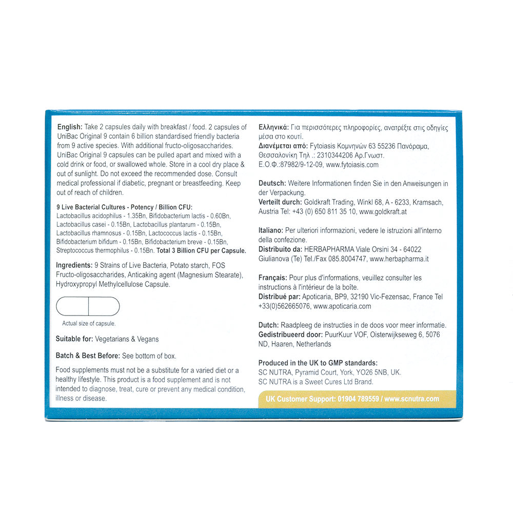 UniBac Original 9 Live Unified Bacteria Blend