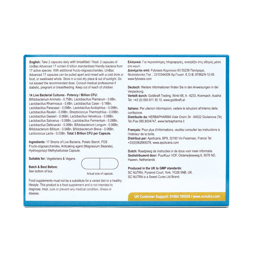 UniBac Advanced 17 Live Unified Bacteria Blend